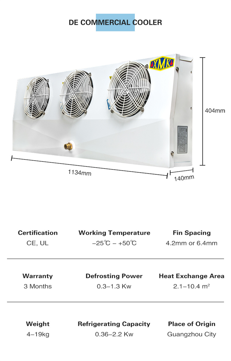 supermarket cold storage evaporator